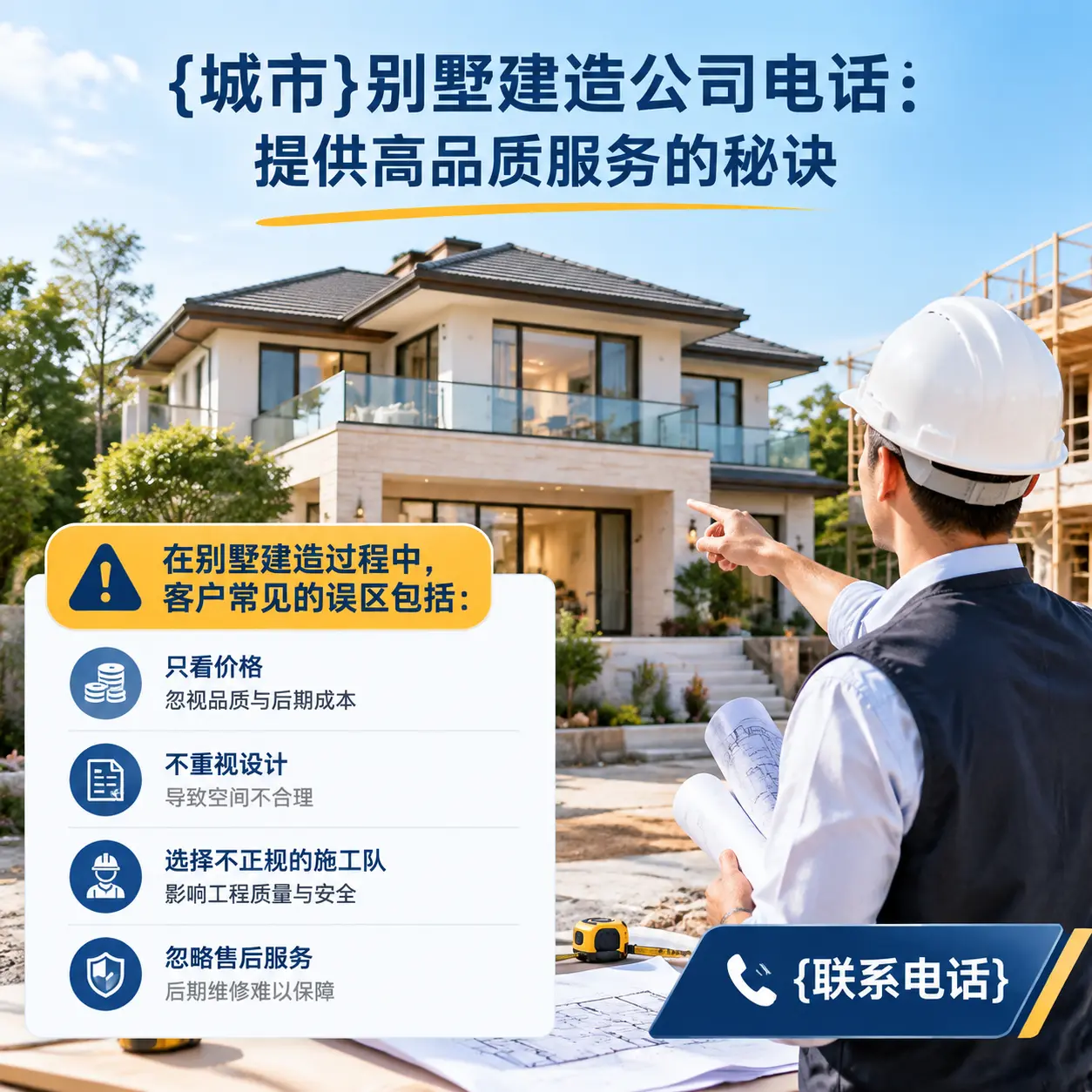 威宁别墅建造公司电话：提供高品质服务的秘诀