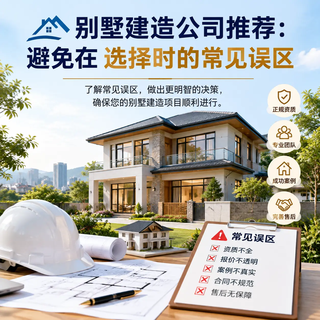 别墅建造公司推荐：避免在 威宁 选择时的常见误区