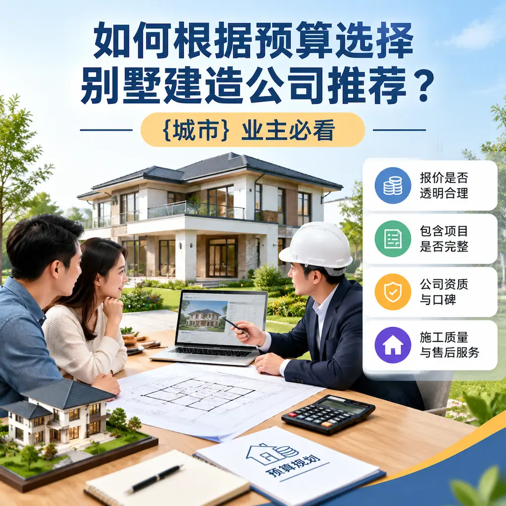 如何根据预算选择别墅建造公司推荐? 威宁 业主必看